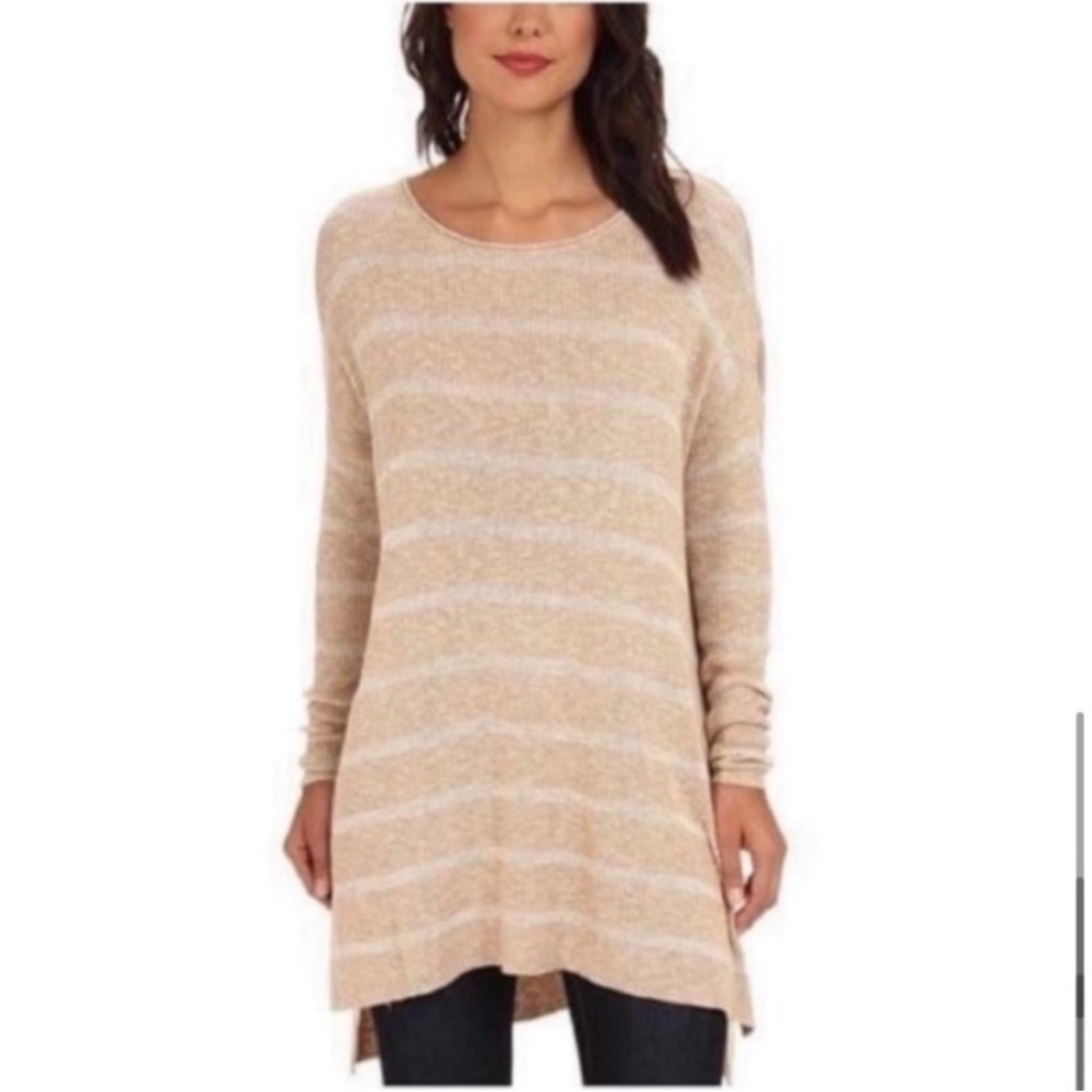 Free People Beige Oversized Knit Women's Sweater Dress - Picture 11 of 11
